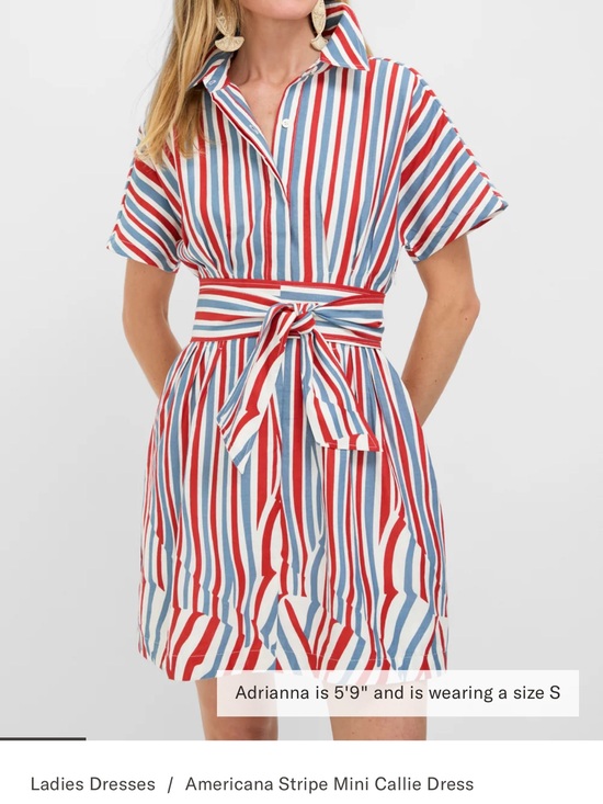 Tuckernuck Dresses & Skirts - Tuckernuck Americana Stripe Mini Callie Dress - Red, Blue, White
